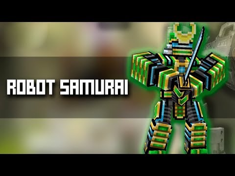 PIXEL GUN 3D. Обзор Гаджета: Робот Самурай. Жёстко Тащу!