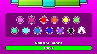 Download lagu GEOMETRY DASH MANIA (All Levels 1~8 / All Coins) mp3