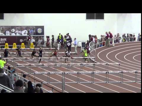 2016 Texas A&M High School Indoor Classic | Girls 60mH Prelim - Heat11