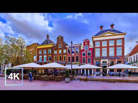 Groningen, Netherlands 🇳🇱 Most Beautiful Walkable City in the World, 4K HDR Walk with Binaural Audio