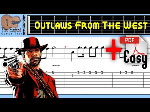 Rdr2 - Outlaws From The West Guitar Tab