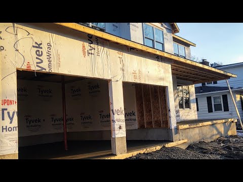 Garage and Porch Concrete Pour