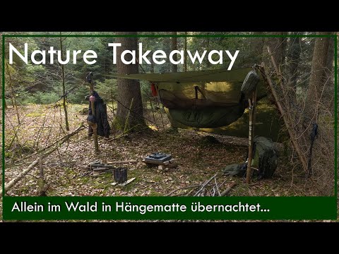 Schlafen in Exped-Hängematte | Genießen in der Natur | Cervelat und Fichtennadel Tee