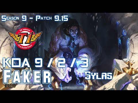 SKT T1 Faker SYLAS vs RYZE Mid - Patch 9.15 KR Ranked