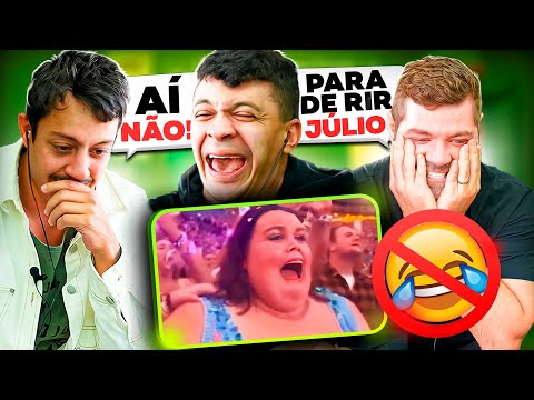 TENTE NÃO RIR DOS HUMORISTAS! sem censura! 😂 (ft. Renato Albani & Victor Sarro)
