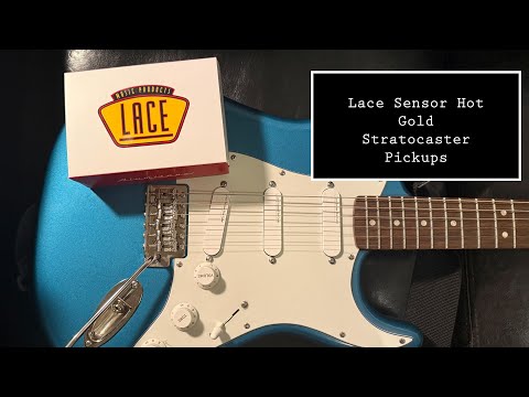 Lace Sensor Hot Gold Stratocaster Pickup Review with Samples: Upgrading a Squier Classic Vibe