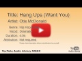 Hang Ups Want You Otis McDonald Hip Hop Rap Dramatic YouTube Audio Library BGM