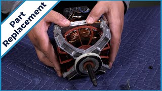 GE Dryer Motor and Pulley Assembly Replacement WE49X28295