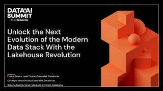 Unlock the Next Evolution of the Modern Data Stack With the Lakehouse Revolution -- with Live Demos