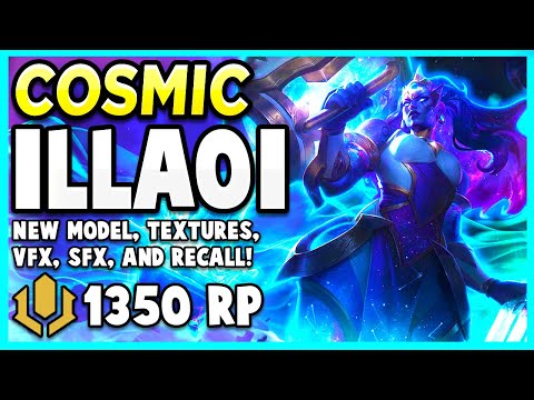 *NEW* COSMIC INVOKER ILLAOI LETS YOU SLAM DOWN IN STYLE - League of Legends PBE Gameplay