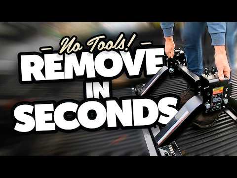 Remove A 5th Wheel Hitch In Seconds No Tools Needed
