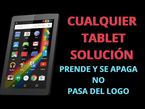 Prende y se apaga tablet - no pasa del logo - reparar software tablet - Revivir - 2025