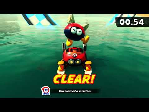 Mario Kart World - Overtake Shy Guys in an upriver race! (P Switch)