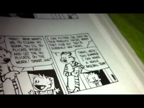 Calvin and Hobbes:episode  1 scientific progress goes boink
