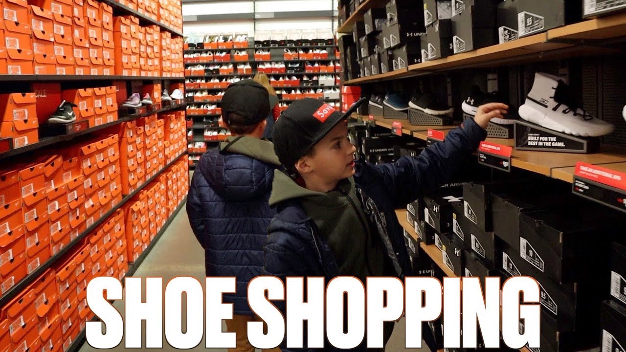 SHOPPING FOR SHOES | BUYING FIRST PAIR OF BASKETBALL SHOES | SNEAKER SHOPPING