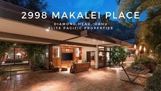 Timeless Treasure on the Slopes of Diamond Head | 2998 Makalei Place, Honolulu, HI 96815