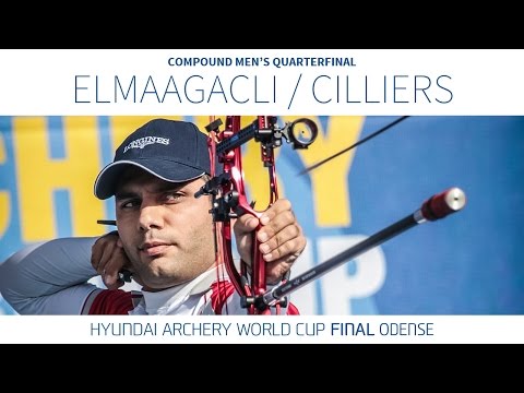 Seppie Cilliers v Demir Elmaagacli – Compound Men’s Quarterfinal | Odense 2016