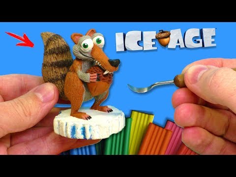 MAKING SCRAT from Ice Age | Modelling Clay Tutorial