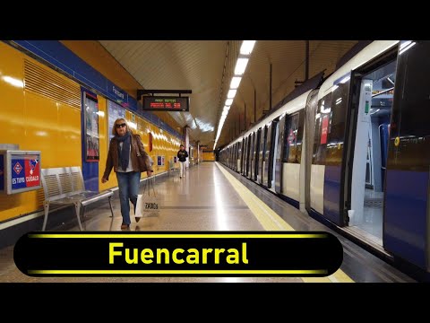 Metro Station Fuencarral - Madrid 🇪🇸 - Walkthrough 🚶