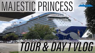 Majestic Princess Ship Tour and Day 1 Vlog - 5 Night Tasmania Cruise