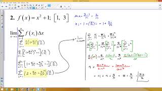 04.3 - Exact Area with Summation Notation (examples)