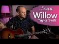 WILLOW GUITAR TUTORIAL - Easy Taylor Swift Guitar Lesson  - Top 40 Riffs - Episode 1