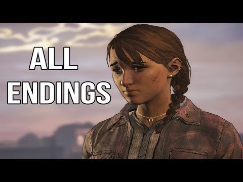 All Endings In The Walking Dead Game Season 3 Episode 5 - All Endings