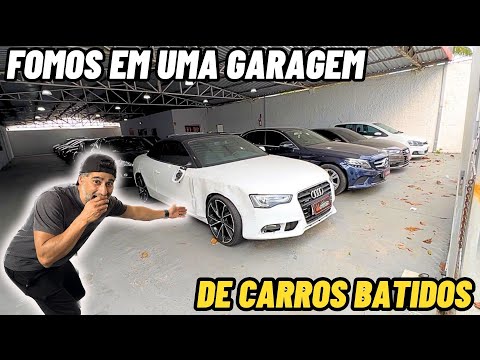ESTAMOS EM BUSCA DO NOSSO CARRO DE LEILÃO! GARAGEM DE BATIDOS
