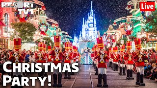 🔴Live: Disney Very Merriest After Hours Christmas Party - Magic Kingdom - Walt Disney World