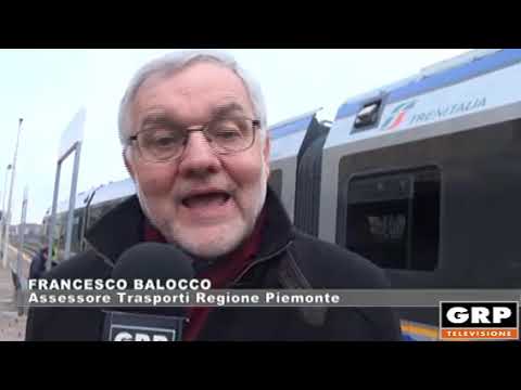 CUNEO: Ferrovie riaperta la linea Saluzzo Savigliano - 08.01.2019- GRP Televisione