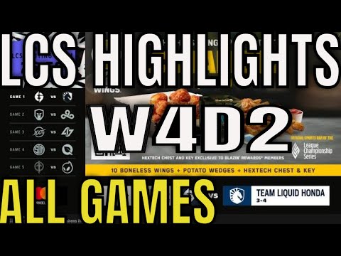 LCS Spring 2023 W4D2 Highlights ALL GAMES - EG vs TL, IMT vs C9, 100 vs CLG, TSM vs FLY, GG vs DIG