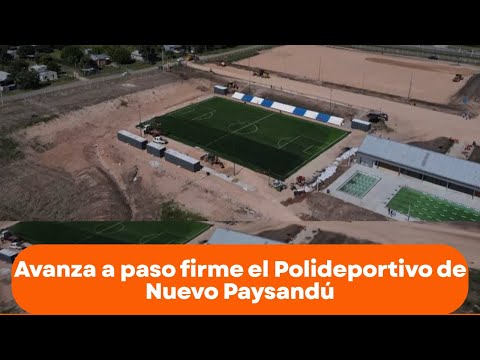 Avanza a paso firme el Polideportivo de Nuevo Paysandú, una obra que transformará el deporte...