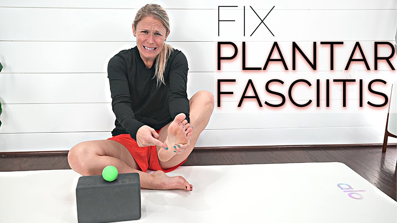 YOGA FOR PLANTAR FASCIITIS | How to Cure Plantar Fasciitis in 1 Week
