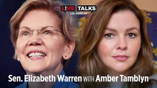 Senator Elizabeth Warren in conversation with Amber Tamblyn at Live Talks Los Angeles