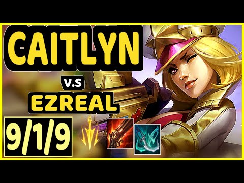 FORG1VEN (CAITLYN) vs EZREAL - 9/1/9 KDA BOTTOM ADC GAMEPLAY - EUW Ranked MASTER