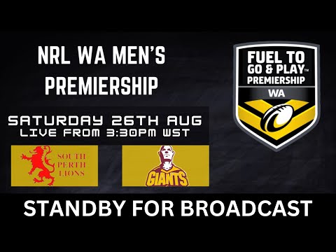 2023 NRL WA Fuel To Go & Play Premiership Semi Final -  South Perth Lions v Joondalup Giants
