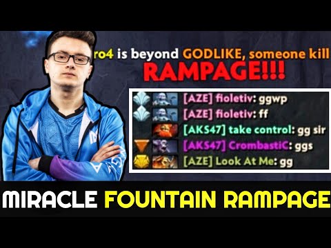 MIRACLE Fountain Rampage with Monster Mode Riki 7.26 Dota 2