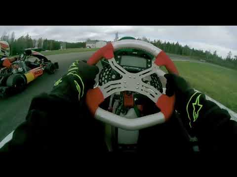 Rotax Max DD2 Free training session at Aravete Karting track