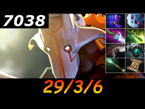 Dota 2 Juggernaut 7038 MMR 29/3/6 (Kills/Deaths/Assists) Ranked Full Gameplay