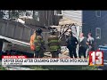 Driver dead after crashing dump truck into Brunswick home