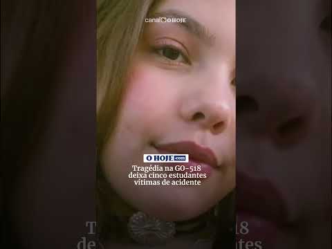 Tragédia na GO-518 deixa cinco estudantes vítimas de acidente