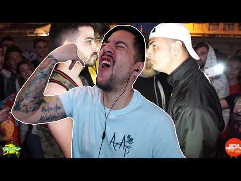 ¡BATALLÓN ÉPICO! | MC MEN Y EFE R vs SANTI Y FIGO | MARALB REACT