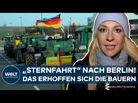 BAUERNPROTESTE: Landwirte wollen vor Beschluss noch einmal Druck auf die Ampel ausüben | WELT Thema