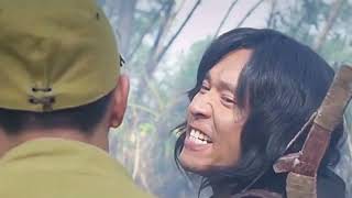 Chinese soldiers shoot enemy with a flame arrow Hunter soldier 09