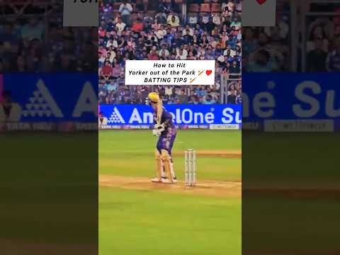 Six On Yorker ♥️🏏#cricket #battingtips #cricketlover #ytshortsindia #indiancricketer #cricketshorts