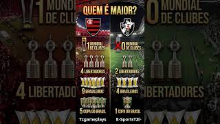 QUEM É MAIOR? FLAMENGO X VASCO #shortsfeed #shorts #viral #feedshorts #viralshorts