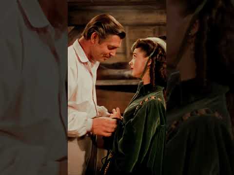 Heartbreaking Rhett Butler and Scarlett O'Hara from "Gone with the Wind"
