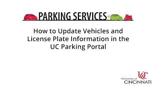 How to Update Vehicle and License Plate Information in Your Parking Account