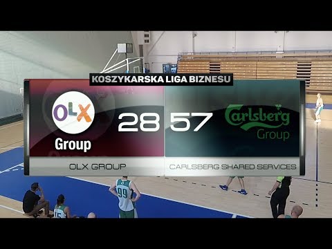 OLX Group vs Carlsberg - XII kolejka - Poznań - Koszykarska Liga Biznesu