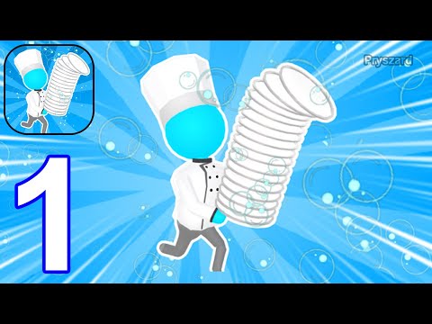 Buffet Boss - Gameplay Walkthrough Part 1 Tutorial Junior Chef Rank Unlocked (iOS, Android)